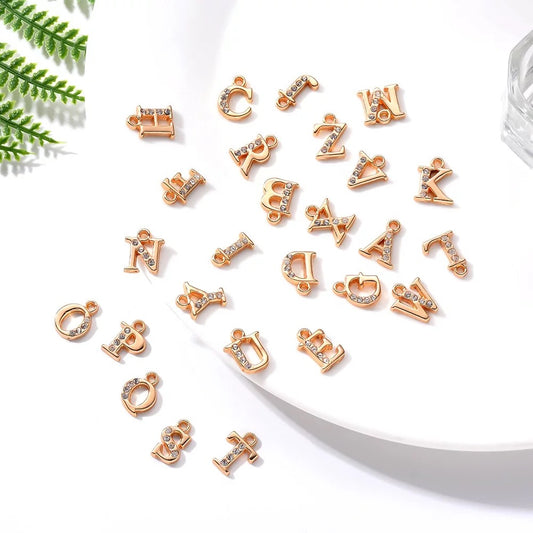 Diamond Initial Charms